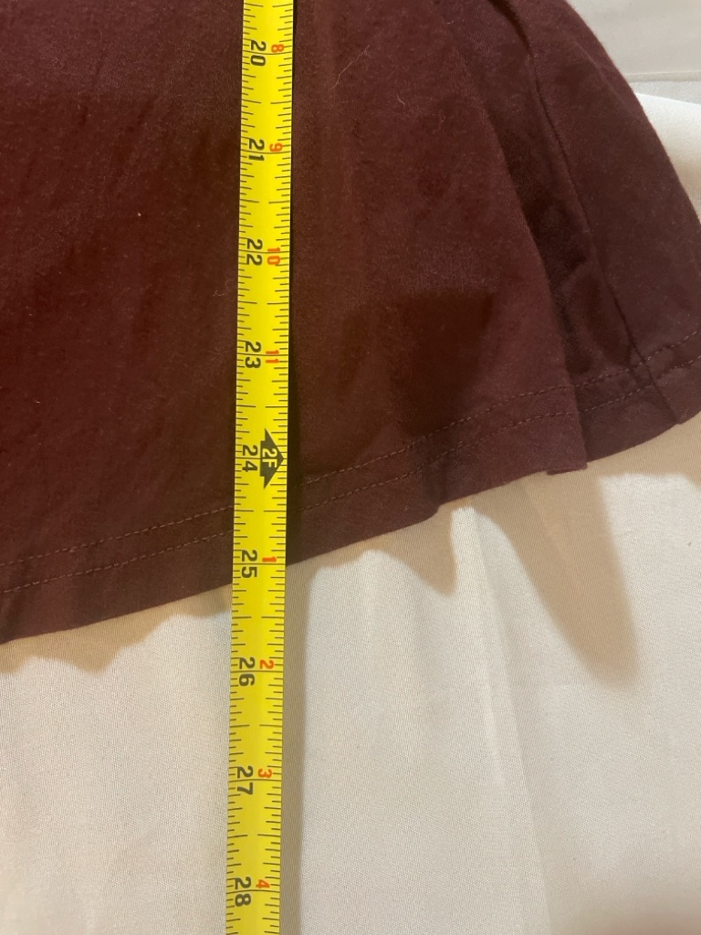 Zeagoo Women’s Burgundy Asymmetrical Tunic Top Size M Long Sleeve V-Neck Flowy - Picture 12 of 15